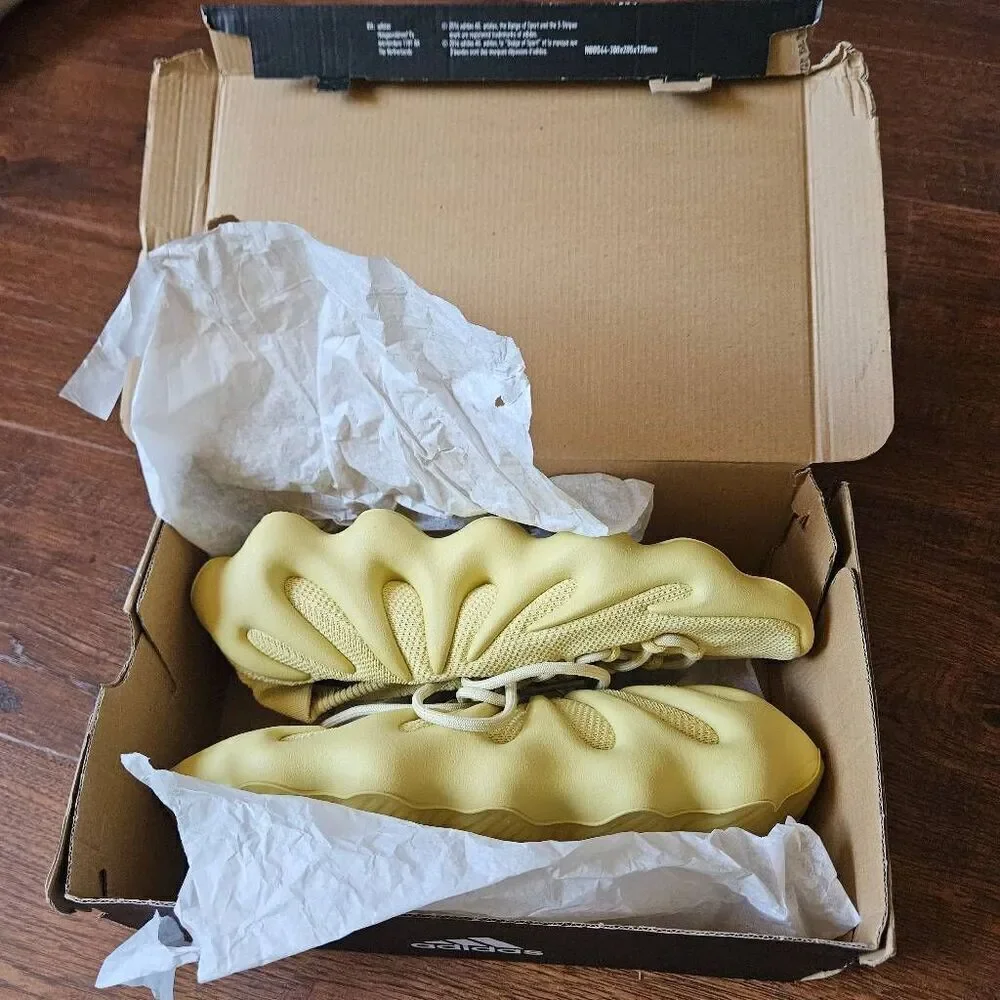NIB Adidas Yeezy 450 Sulfur Sneakers